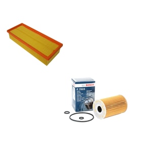 Bosch Filtre Bakım Seti Audi A5 2.0 TDI 177 Beygir 2009-2015 Hava + Yağ filtre