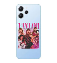 Xiaomi REDMI 12 Uyumlu Taylor Swift Desenli Şeffaf Telefon Kılıfı