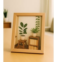 Çerçeve Ve Fotoğraf Baskısı-15X21 (Ahşap)