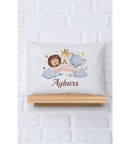 Pia Baby Premium %100 Pamuk İsme Özel Bebek Yastık Kılıfı 35*45 cm 5010-12