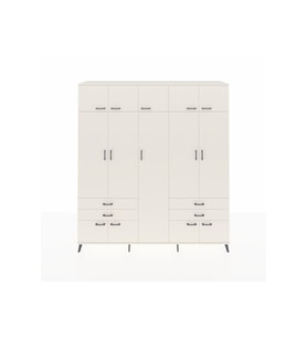 Hyperion Gardrop 12 Raflı 4 Çekmeceli 2 Askılı 220x44x243 Aytaşı-Aytaşı/Aytaşı