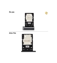 Samsung Galaxy A54 Sim İç Yuvası Çiftli Çiftli sim yuvası ikili sim tepsisi çiftli sim aparatı dual sim çekmecesi