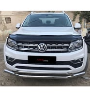Vw Amarok 2010 - 2020 Ön Kaput Koruyucu Rüzgarlığı Piano Black 3.2 mm Kalın Plastik