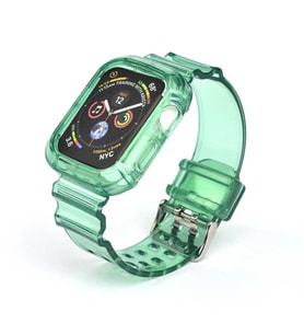 Apple Watch 42mm KRD-27 Silikon Kordon (Yeşil)