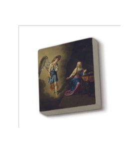 Meryem’e Müjde (Adriaen van de Velde, 1667) Baskılı Taş Magnet 5X5