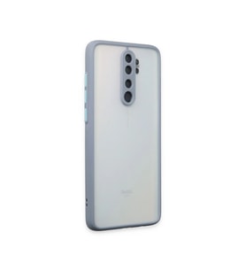 Xiaomi Redmi Note 8 Pro Kılıf Montreal Silikon Kapak - Gri