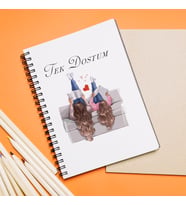 Anne Kız ( Tek Dostum ) Tasarımlı Defter