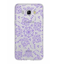 Samsung Galaxy J5 2016 Kapak Nostalji Desen Tasarımlı Şeffaf Silikon Kılıf