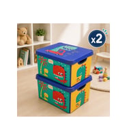 Style Box Dude Dekoratif Oyuncak Kutu Seti - 2x 20 Litre