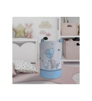 MEKTA HOME BEBEK VE ÇOCUK ODASI Bisikletli Fil Desenli Oyuncak Sepeti