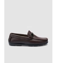 %100 Hakiki Deri Kahverengi Toka Detaylı Erkek Loafer