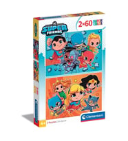Clementoni DC Super Friends Puzzle 2 x 60 Parça (Karışık)