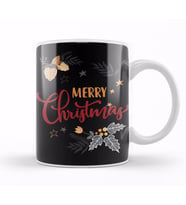 Yılbaşı Yeni Yıl Konseptli Merry Christmas 024 Kupa Bardak Porselen