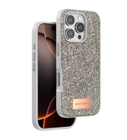 Onegif Apple iPhone 16 Pro Bright Simli Kapak - Çöl Titanyum