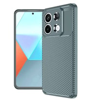Redmi Note 13 Pro 4G Kılıf Auto Focus Karbon Kapak - Gri
