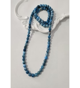 8 MM APATİT DOĞALTAŞ KOLYE, BİLEKLİK, TESPİH ( 99'LU )