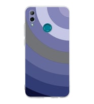 Huawei P Smart 2019  Kamera korumalı Kapak Renk Cümbüşü Tasarımlı  Şeffaf Kılıf