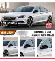Opel İnsignia B Batman Yarasa Ayna Kapağı Piano Black 2017-2021