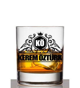Kişiye Özel Vintage Royal Viski Bardağı