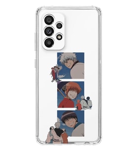 Samsung Galaxy A53 Uyumlu Gintama Tasarımlı Şeffaf Telefon Kılıfı