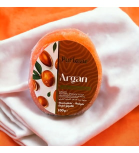 Purlavie Argan Yumuşak Doğal Süngerli Sabun 100gr