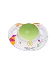 Neavita 15041 Ortodontik Gece Emziği Desenli 0Ay+ Açık Yeşil