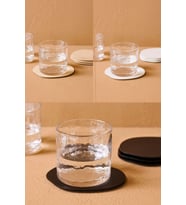 Metal Dekoratif Bardak Altlığı 3'lü Set - Renkli Kupa Bardak Altlıkları