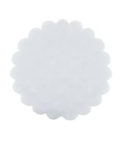 Organze taşlı beyaz 26cm p100-