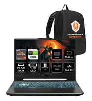 Asus Tuf Gaming A15 Ryzen 7 7445HS RTX 3050 Gaming Laptop 96GB RAM 4TB SSD 15.6" FHD 144Hz Win11 Pro + Per4 Çanta FA506NCGHN265P420