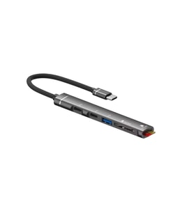 ZR562 Type-C 5 İn 1 Usb Hub Card Reader (Gri)