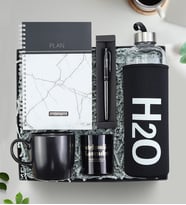 Defter & Kalem & Matara & Kupa & Mum Okula Dönüş Hediye Seti