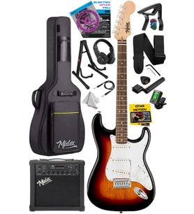 Midex RPH-30SB-25AMP Gül Klavye SSS 25W Amfili Elektro Gitar Seti