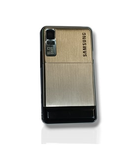 Samsung F480 Kasa Samsung Galaxy F480 Uyumlu Gri Renk Orta Kasa Ön Arka Kapak Tuş Takımı