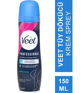 Veet Tüy Dökücü Sprey Professıonal Hassas Ciltler 150 Ml