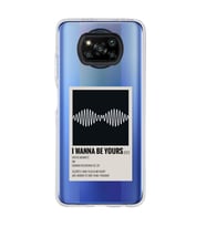 Poco X3 Pro / X3 NFC Uyumlu I Wanna Be Yours Arctic Monkeys Tasarımlı Şeffaf Telefon Kılıfı