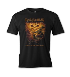 Iron Maiden - Ghost Of The Navigator Siyah Erkek Tshirt