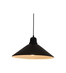 MYLİGHTS  RETRO  METAL SARKIT AVİZE 37 CM  SİYAH  İÇİ BEYAZ