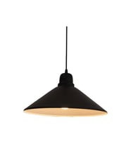 MYLİGHTS  RETRO  METAL SARKIT AVİZE 37 CM  SİYAH  İÇİ BEYAZ