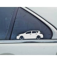 Auris 2nd genKelebek Cam Araba oto Sticker 19 cm 2 Adet