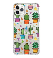PrintiFy Apple iPhone 11 Pro Uyumlu Water Color 4 Baskılı Şeffaf Köşe Korumalı Antişok Kılıf