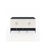 Kronos Konsol 6 Raflı 4 Kapaklı 176x59x99 Antrasit-Aytaşı/Antrasit