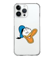 Apple iPhone 14 Pro Uyumlu Köşe Korumalı Antişok Kapak Donald Duck Tasarımlı Şeffaf  Kılıf