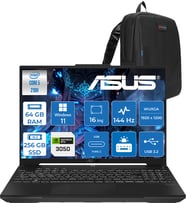 Asus Tuf Gaming F16 FX607VJ Intel Core 5-210H 64GB 256GB SSD RTX3050 6gb 16 Inç Wuxga 144Hz IPS Windows 11 Pro Gaming Notebook RL033P31 + Zetta Çanta