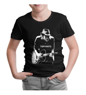 Tom Waits Siyah Çocuk Tshirt