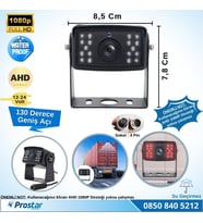 Navistar 8010 Ledli Ahd 1080P Alüminyum Büyük Boy Gece Görüşlü Kamera