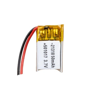 Powermaster 3.7 Volt 100 Mah Lityum Polimer Şarjlı Pil 5X10X17 mm Akıllı Saat Kulaklık Pili