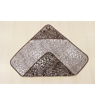 Ender Home Bebek Kundağı Baskılı Yeni Doğan Bebek Banyo Havlusu Bukle Kundak Standart-Leopa