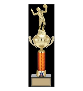 ODAK KUPA - Figürlü Kupalar - Voleybol Kadın Figürlü Kupalar FG-056 B - 44 cm