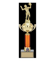 ODAK KUPA - Figürlü Kupalar - Voleybol Kadın Figürlü Kupalar FG-056 B - 44 cm