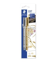 Staedtler Metallic Marker Altın + Gümüş 2'li Set 